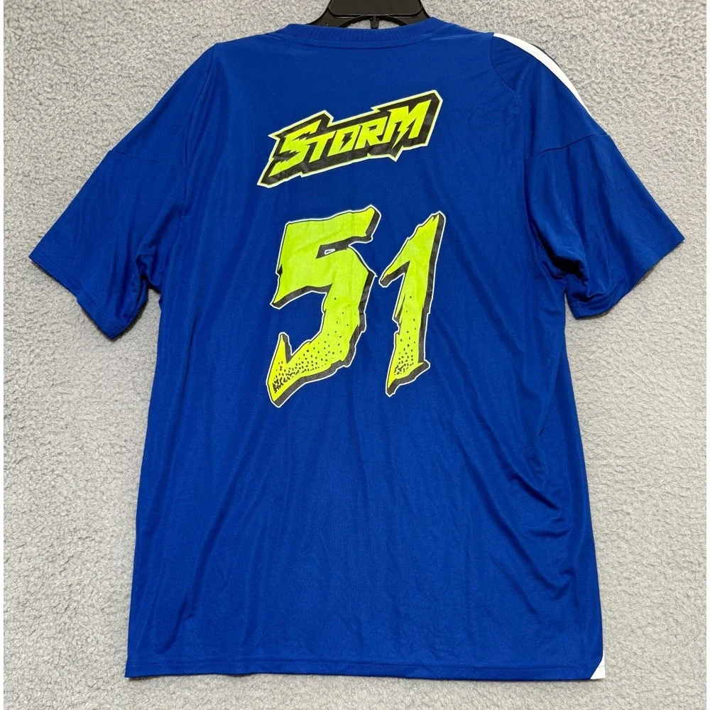 adidas TIRO 24 Soccer Football Jersey IS1014 Storm Royal Blue Mens Large NEW